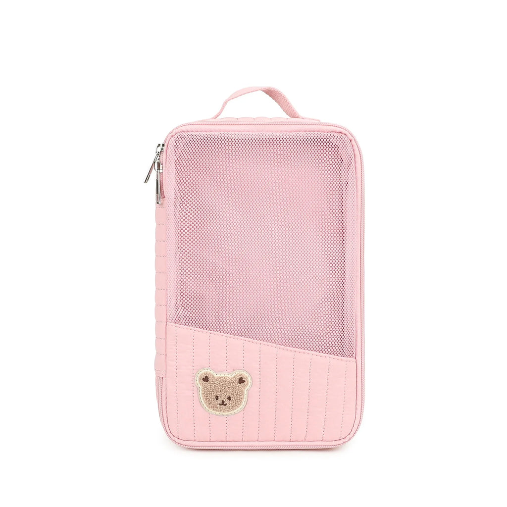 Sac à couches mignon pour poussette, sac suspendu, rangement séparé pour vêtements et couches de bébé, sac de rangement pour changement et lavage de voyage